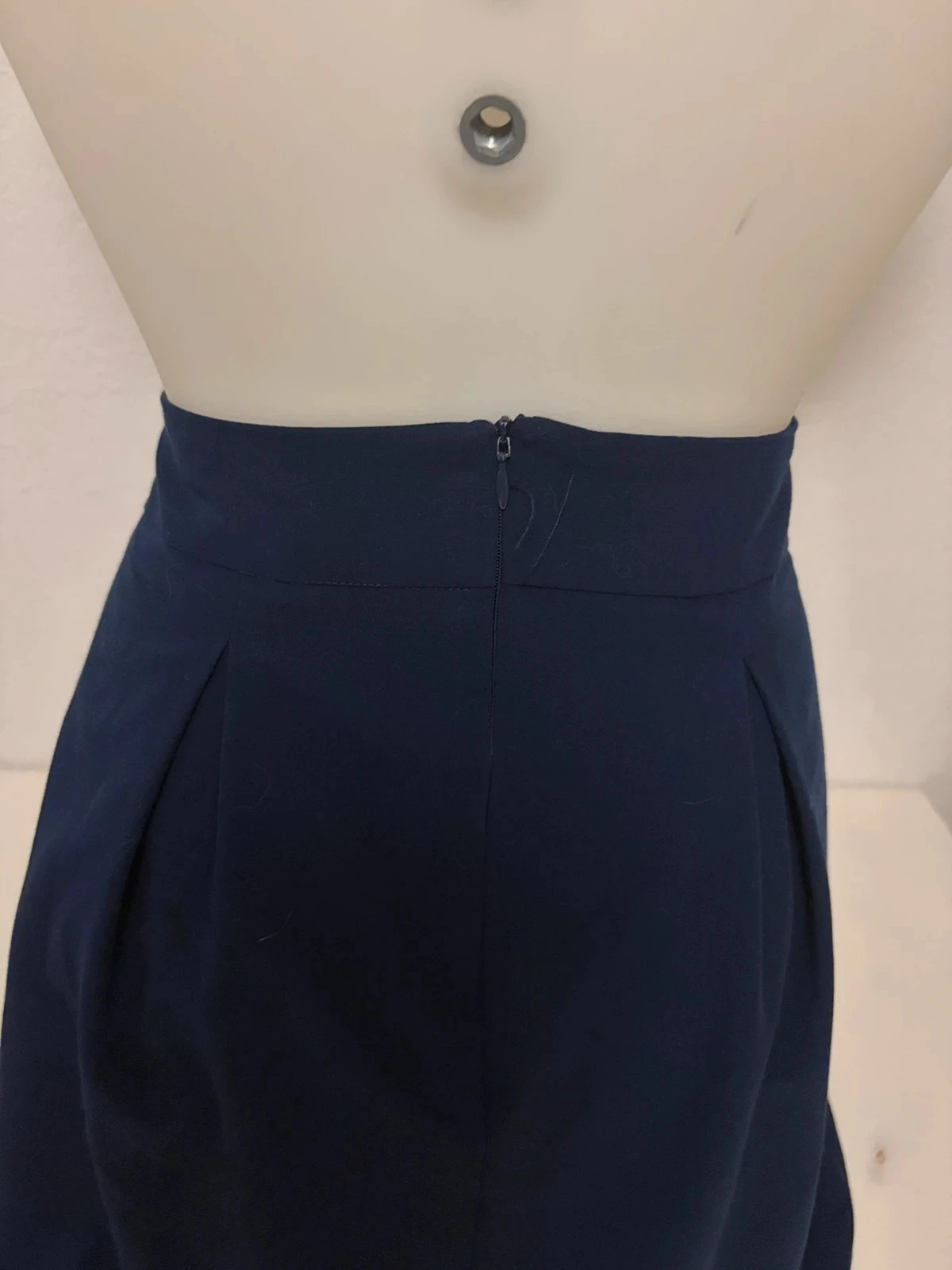 ☀️ Jupe portefeuille bleu marine Faither & Sons – Taille 40 – photo 6